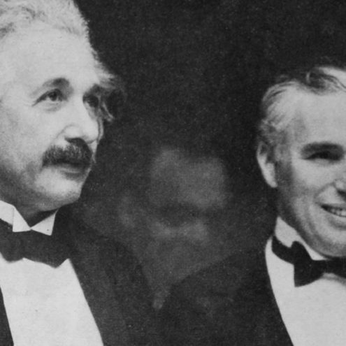 Albert Einstein y Charles Chaplin